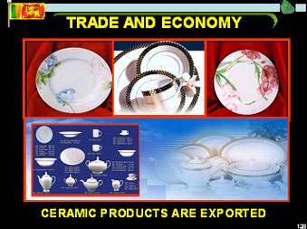 Trade and echomy ceramic